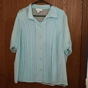 Polyester blouse 2x